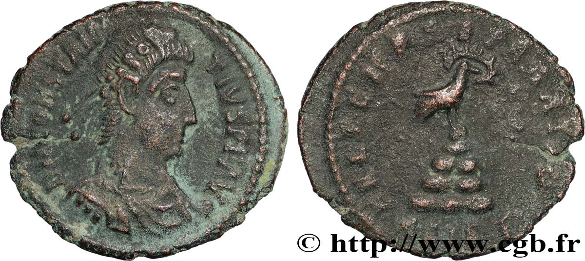 CONSTANCE II Demi-maiorina, (PB, Æ 3) TTB