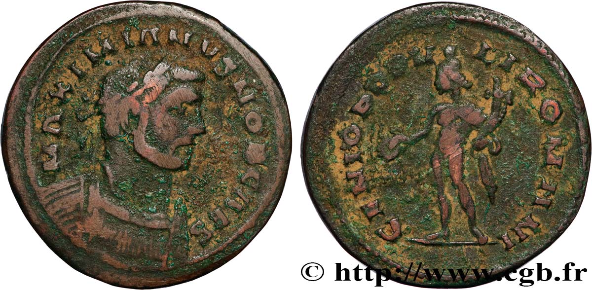 GALÈRE Follis ou nummus TB+