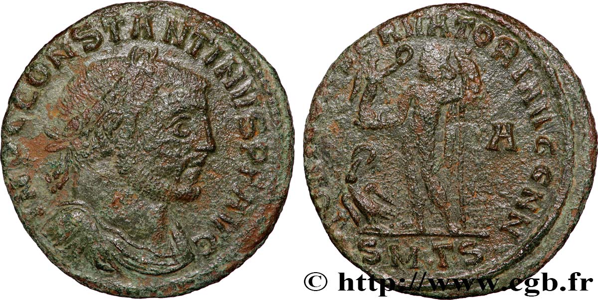 CONSTANTIN Ier LE GRAND Follis ou nummus TTB/TB+