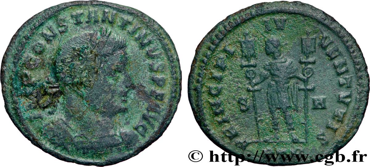 CONSTANTINE I THE GREAT Follis ou nummus VF