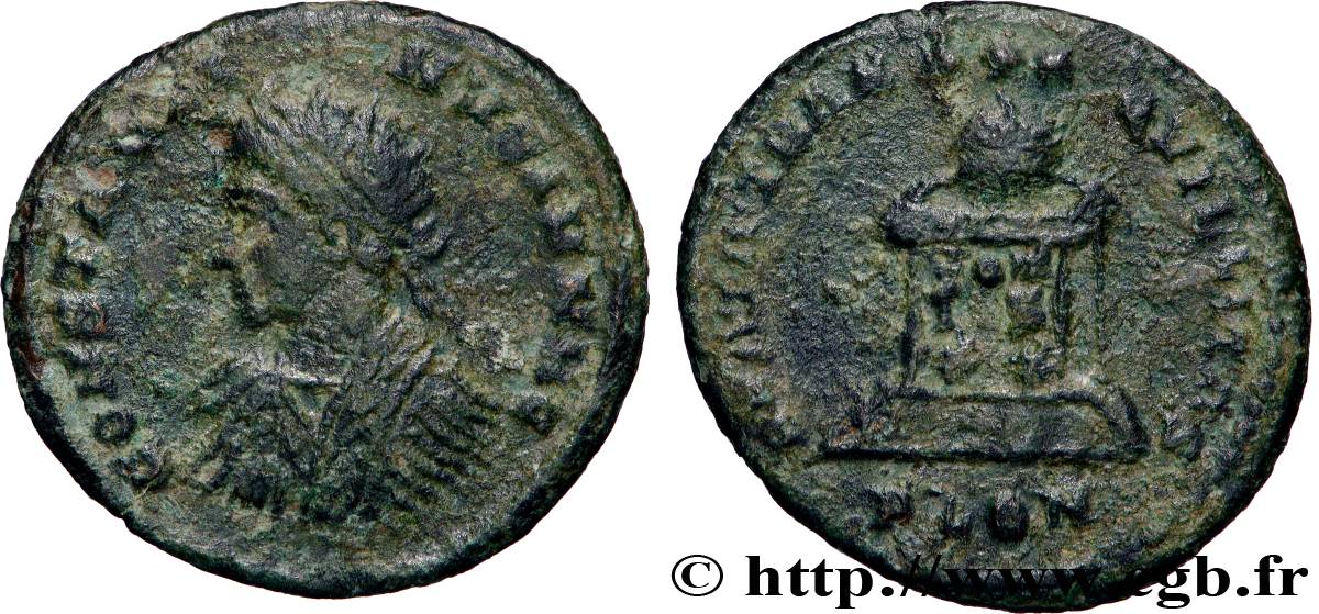 CONSTANTINE II Centenionalis ou nummus XF