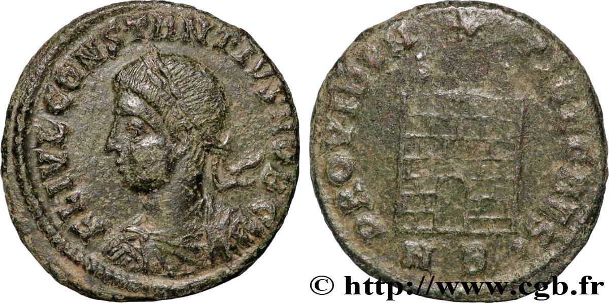 CONSTANCE II Centenionalis ou nummus TTB+/TB+