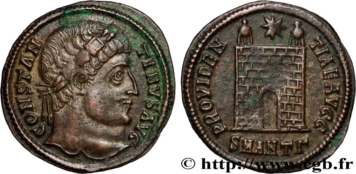 CONSTANTIN Ier LE GRAND Centenionalis ou nummus TTB+