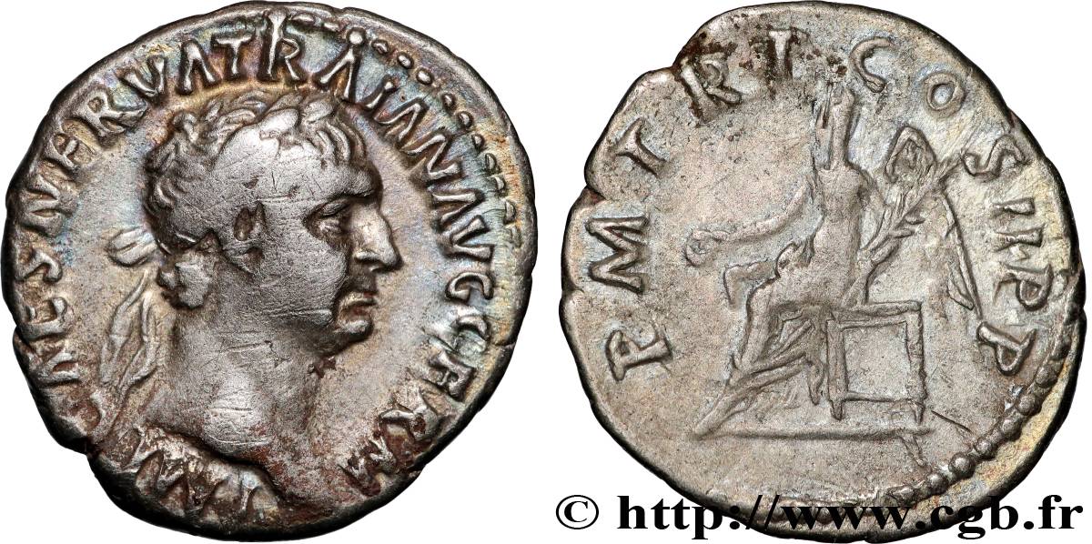 TRAJAN Denier TTB/TB+