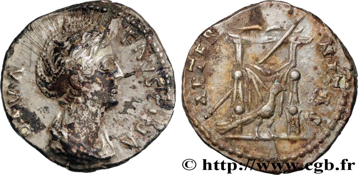 FAUSTINA MOTHER Denier XF