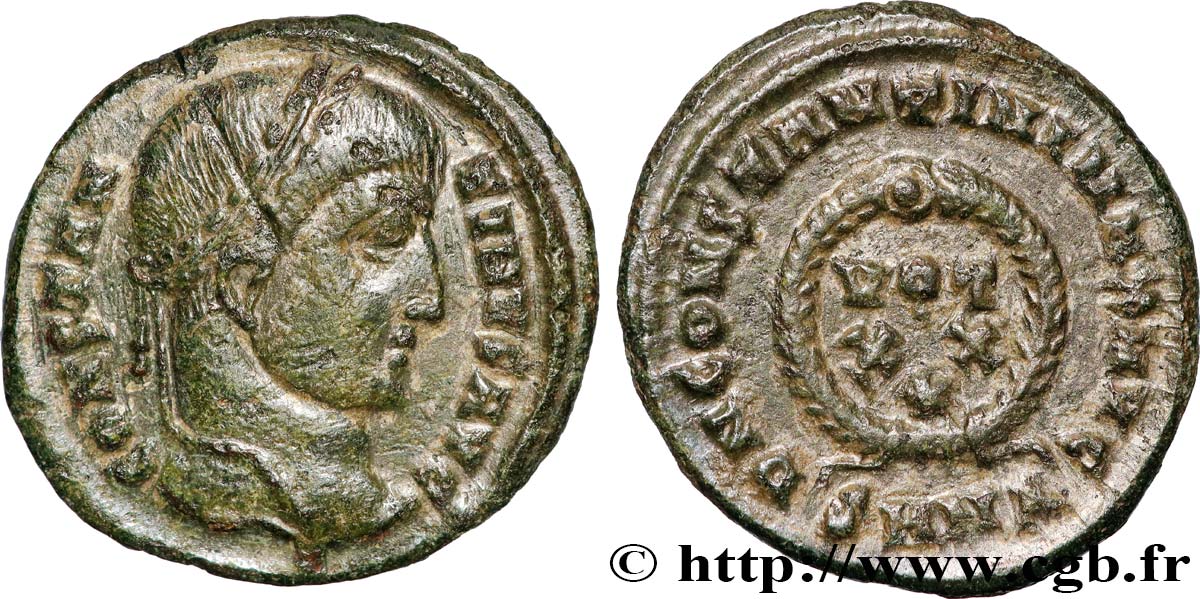 CONSTANTINE I THE GREAT Centenionalis ou nummus XF/AU