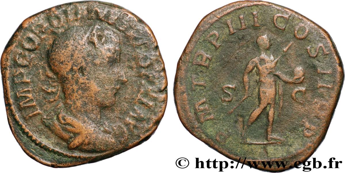 GORDIANO III Sesterce BC+
