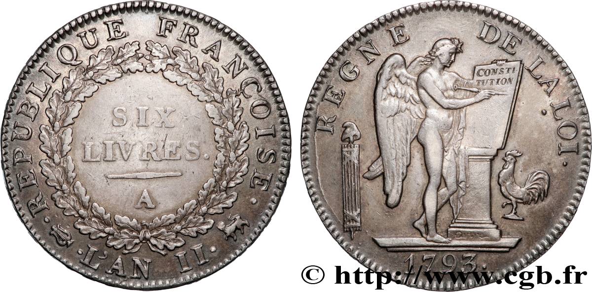 THE CONVENTION Six livres dit au génie 1793 Paris AU