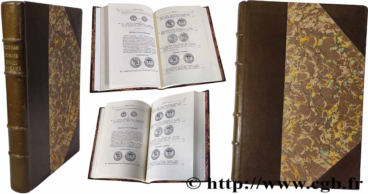 BOOKS - ROYALS COINS, MEROVINGIANS, CAROLINGIANS AND CAPETICIANS Ciani (Louis), “Les monnaies royales françaises de Hugues Capet à Louis XVI”. Paris, 1926 n.d. AU