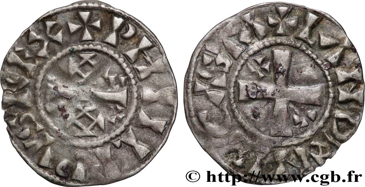 PHILIPPE IER Denier s.m. Château-Landon TTB+