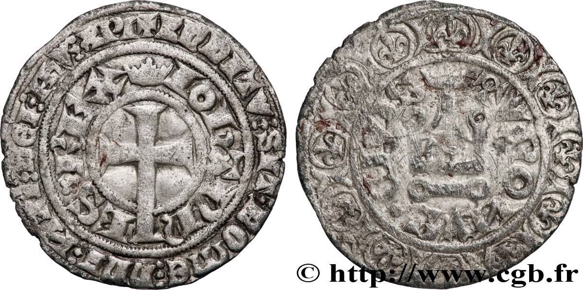 JEAN II LE BON Gros à la queue s.m. s.l. TB+