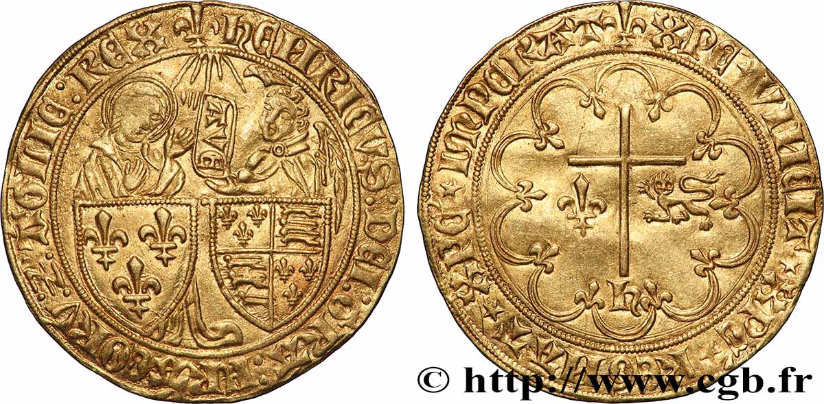 HENRY VI OF LANCASTER Salut d or s.m. Saint-Lô AU
