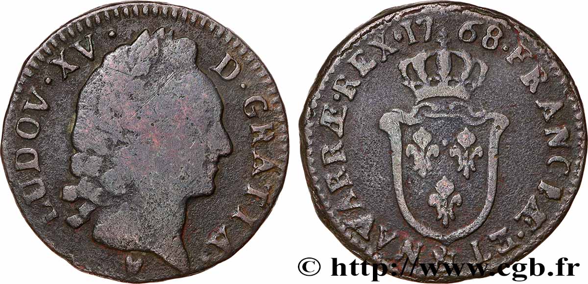 LOUIS XV THE WELL-BELOVED Sol d Aix 1768 Aix-en-Provence S