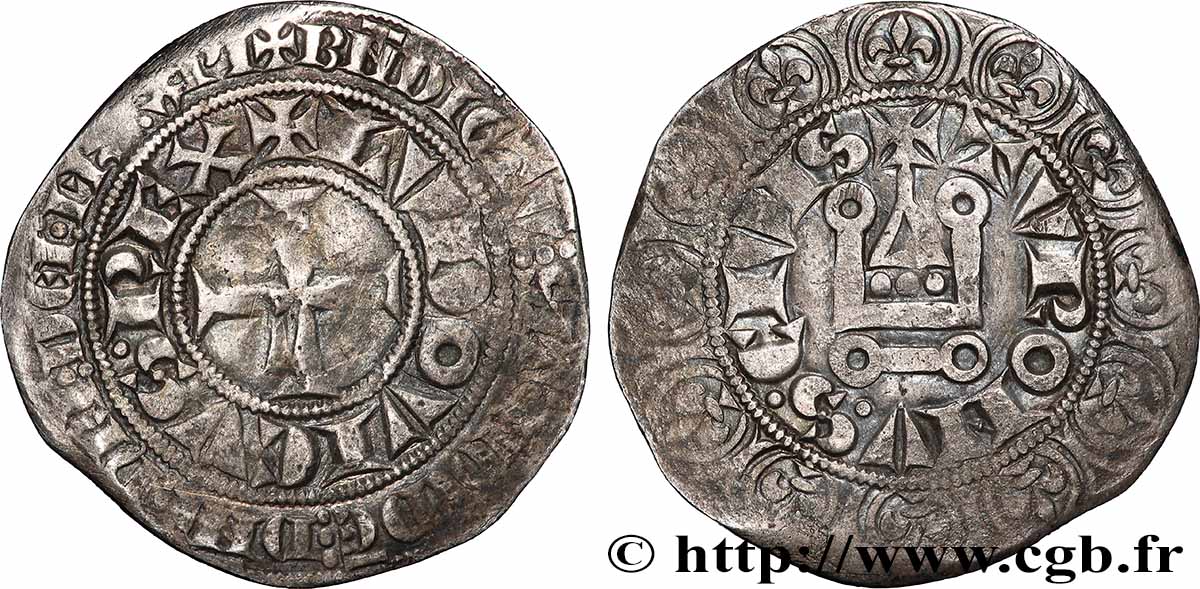 LOUIS IX DIT SAINT LOUIS Gros tournois s.m. s.l. TB+