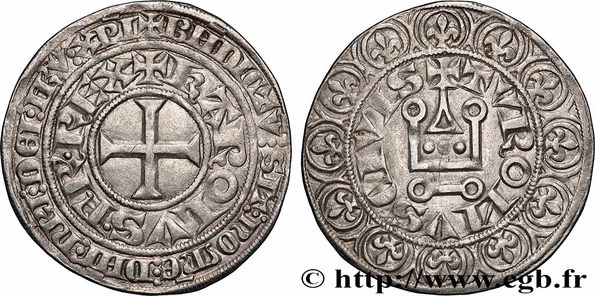 CHARLES IV THE FAIR Gros tournois s.m. AU