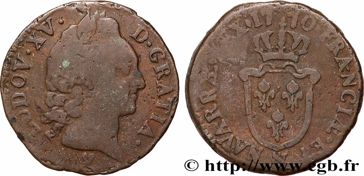 LOUIS XV THE WELL-BELOVED Sol d Aix 1770 Aix-en-Provence S/fSS