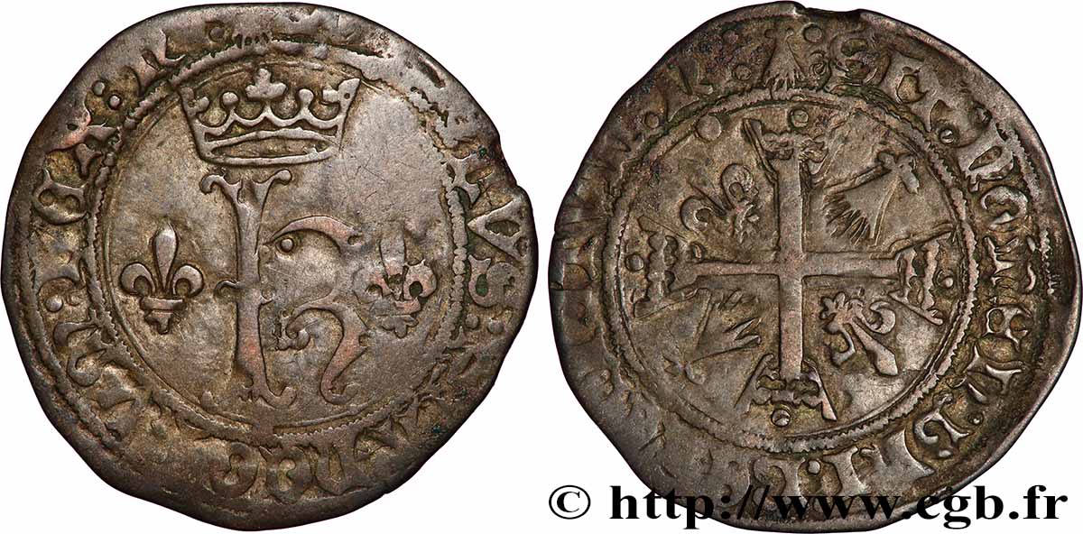 CHARLES VIII Karolus de Bretagne s.m. Nantes q.BB