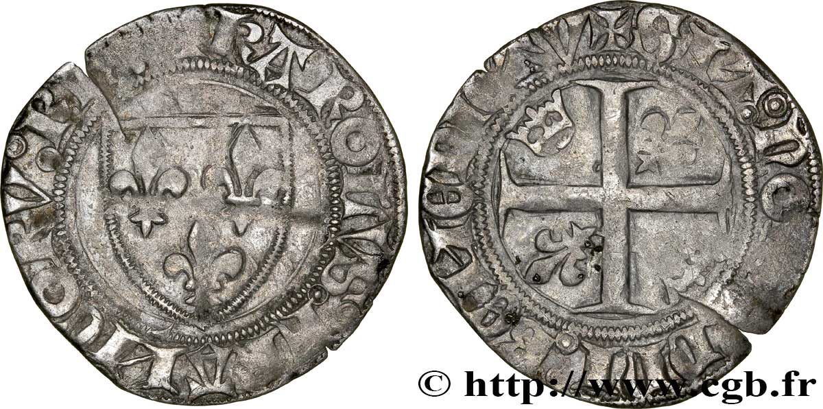 CHARLES VI LE FOU OU LE BIEN AIMÉ Blanc dit guénar n.d. Paris TB+