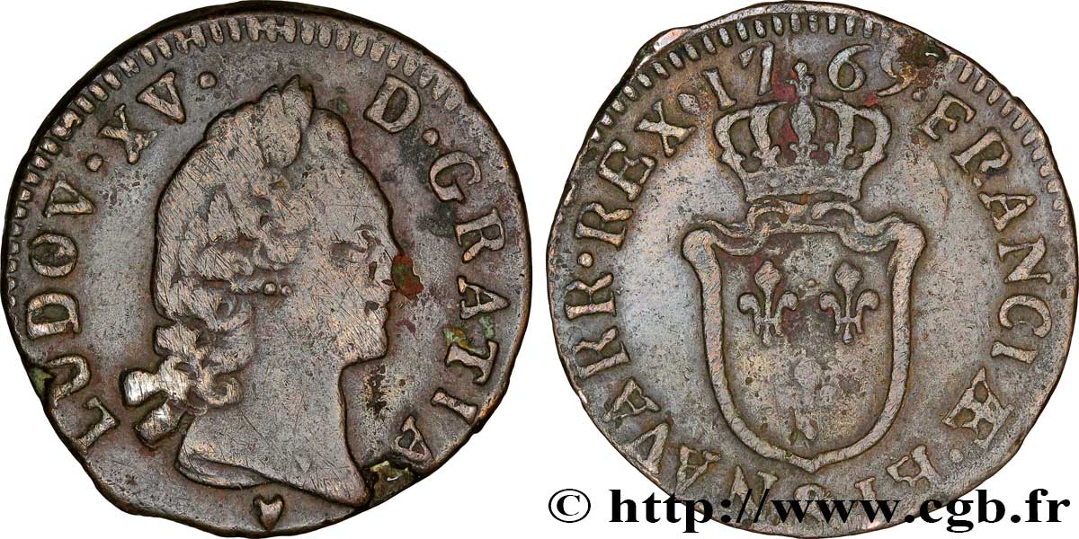 LOUIS XV DIT LE BIEN AIMÉ Demi-sol d Aix 1769 Aix-en-Provence TB/TB+