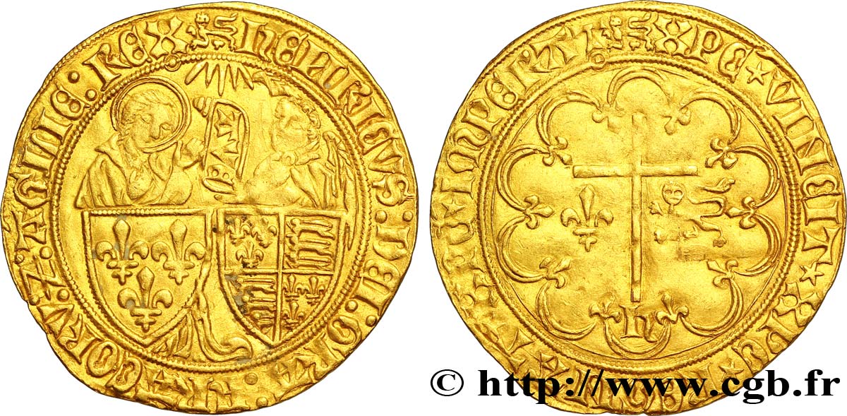 HENRY VI OF LANCASTER Salut d or n.d. Rouen fVZ
