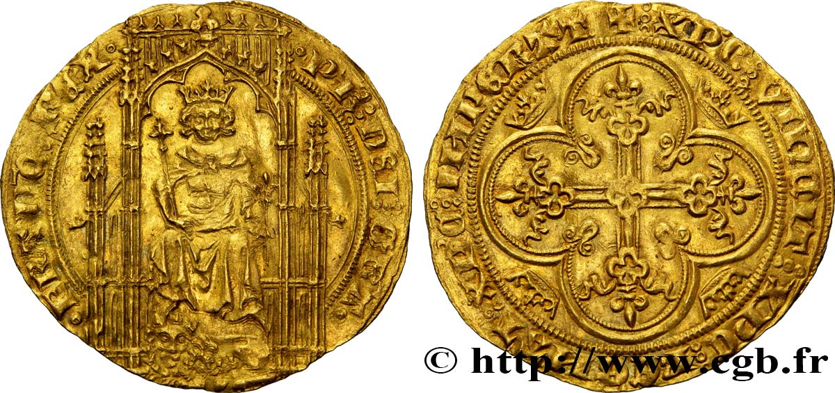 FILIPPO VI OF VALOIS Lion d’or n.d.  q.SPL