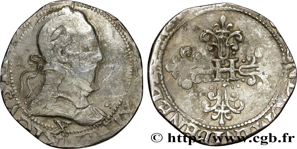 HENRY III Franc au col plat n.d. Amiens MB