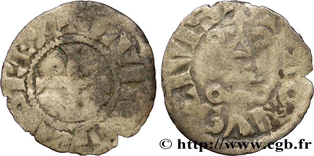 LOUIS IX DIT SAINT LOUIS Denier tournois n.d. s.l. B+