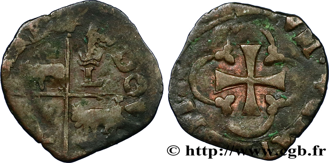 LOUIS XIII LE JUSTE Vaquette du Béarn n.d. Morlaàs TB