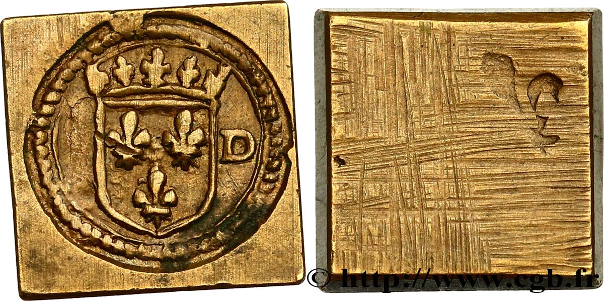 CHARLES VI AND CHARLES VII - COIN WEIGHT Poids monétaire pour l’écu d’or à la couronne n.d.  XF