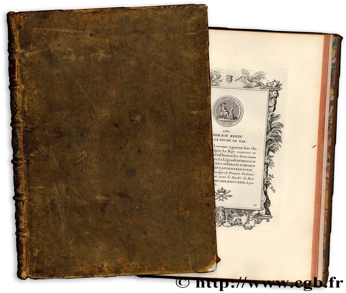 BOOKS - NUMISMATIC BIBLIOPHILISM Godonnesche (Nicolas) “Médailles du règne de Louis XV”. S.l.n.d. (c. 1736) n.d.  AU