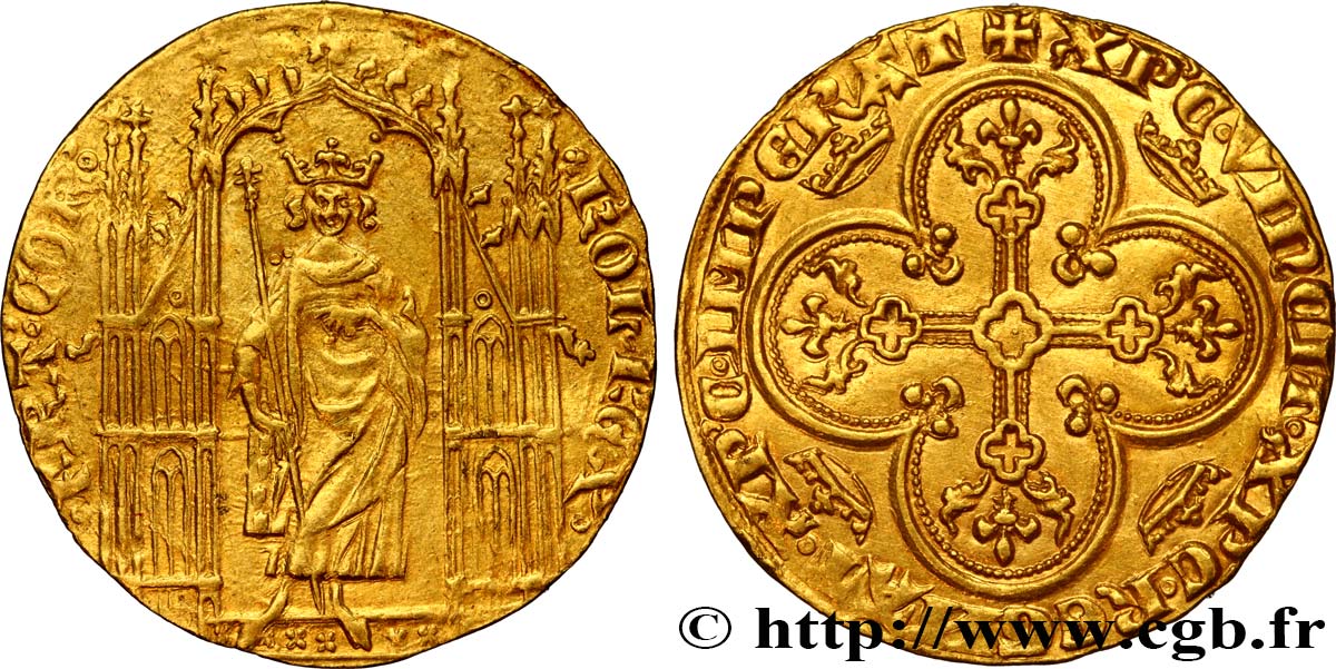 CARLO IV  THE FAIR  Royal d or 16/02/1326  SPL