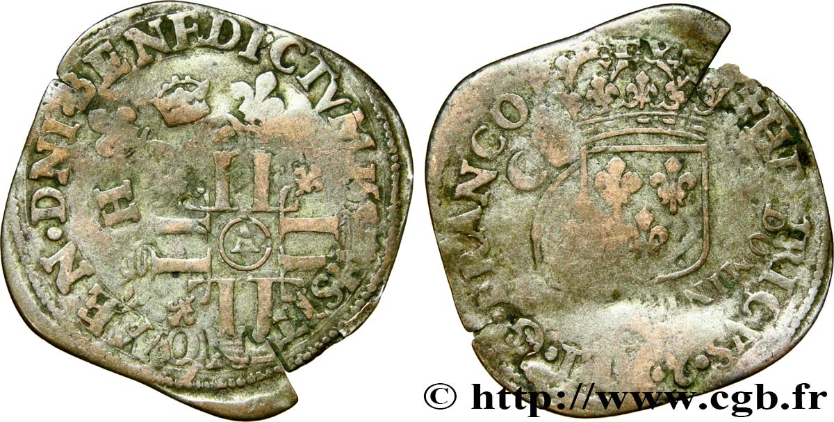 LOUIS XIV LE GRAND OU LE ROI SOLEIL Quinzain aux huit L n.d. Paris TB