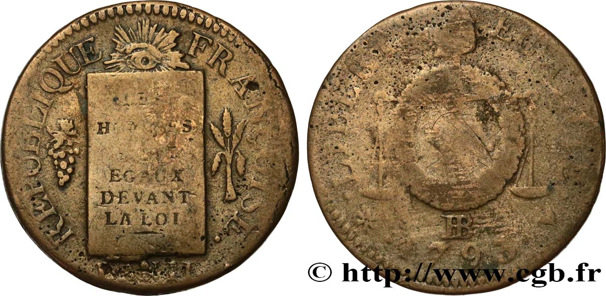 THE CONVENTION 1 sol dit à la table de loi 1793 Strasbourg VF/VG