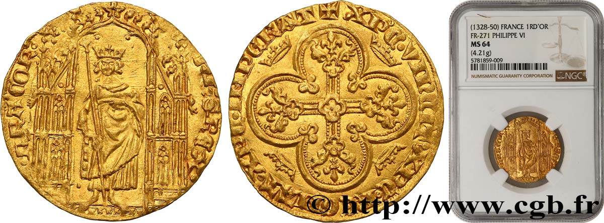 PHILIPP VI OF VALOIS Royal d or n.d.  fST64