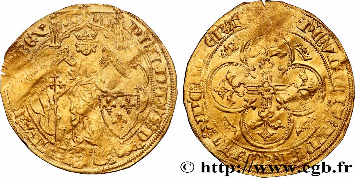 PHILIP VI OF VALOIS Ange d or n.d.  XF