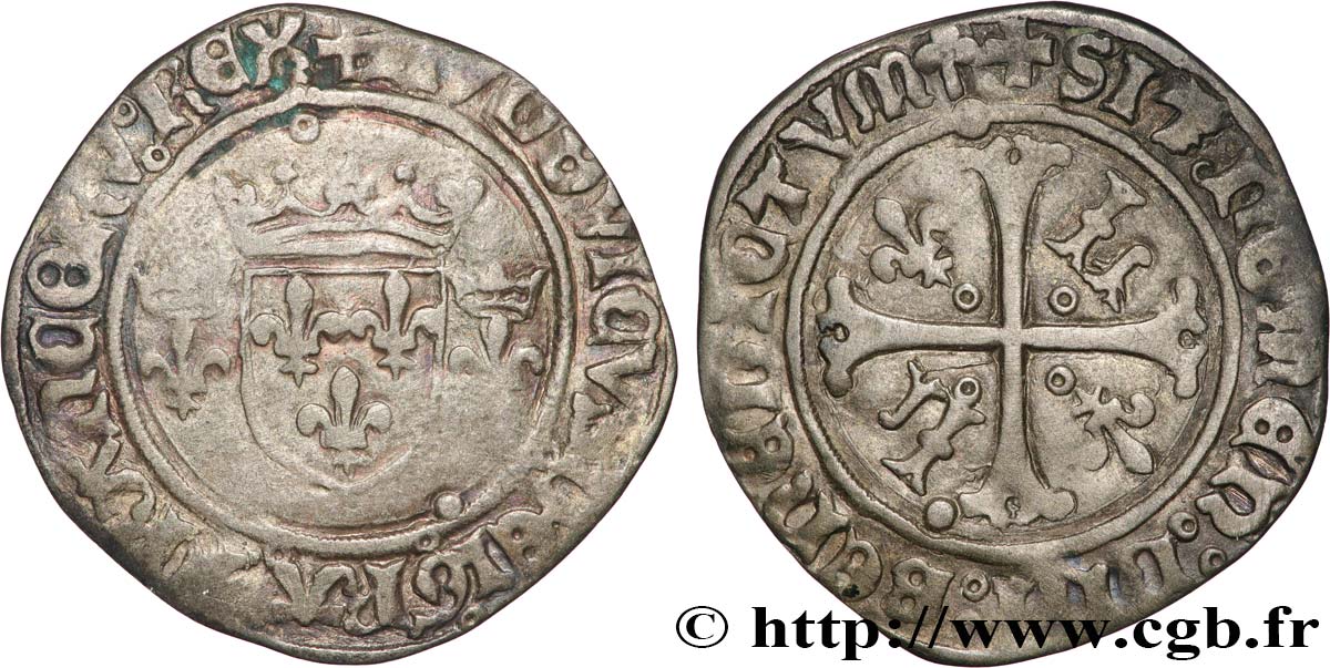 LOUIS XII, FATHER OF THE PEOPLE Demi-gros de roi n.d. Lyon VF