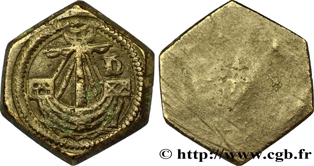 ANGLETERRE - POIDS MONÉTAIRE Poids monétaire pour le Noble d’or d’Edouard III à Edouard IV n.d.  VF