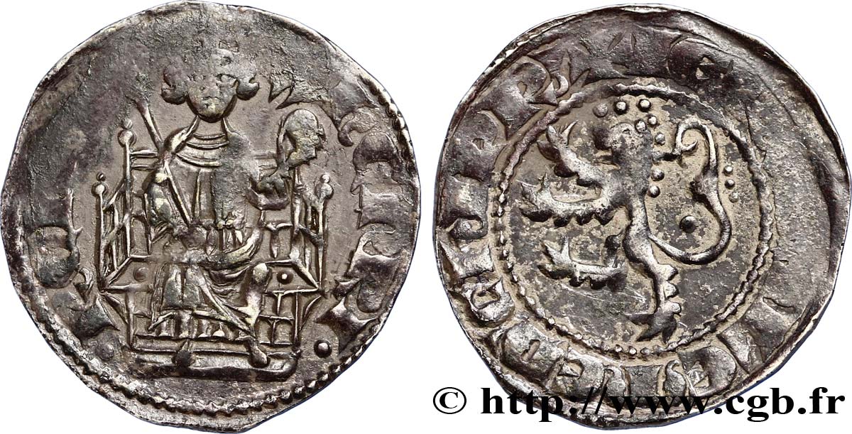 KINGDOM OF CYPRUS - HENRY II Gros n.d. Nicosie q.BB