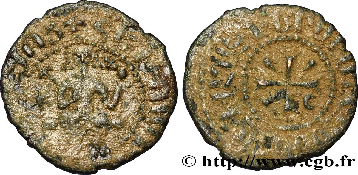 CILICIA - KINGDOM OF ARMENIA - HETHUM I Cardez de cuivre n.d. Sis VF