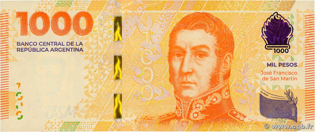 1000 Pesos ARGENTINIEN  2023 P.367 ST