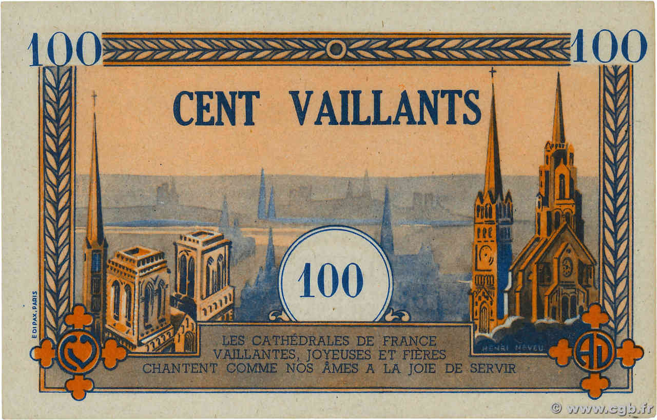 100 Vaillants FRANCE régionalisme et divers  1930 P.- pr.NEUF