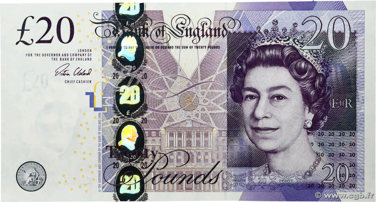 20 Pounds ANGLETERRE  2006 P.392c NEUF
