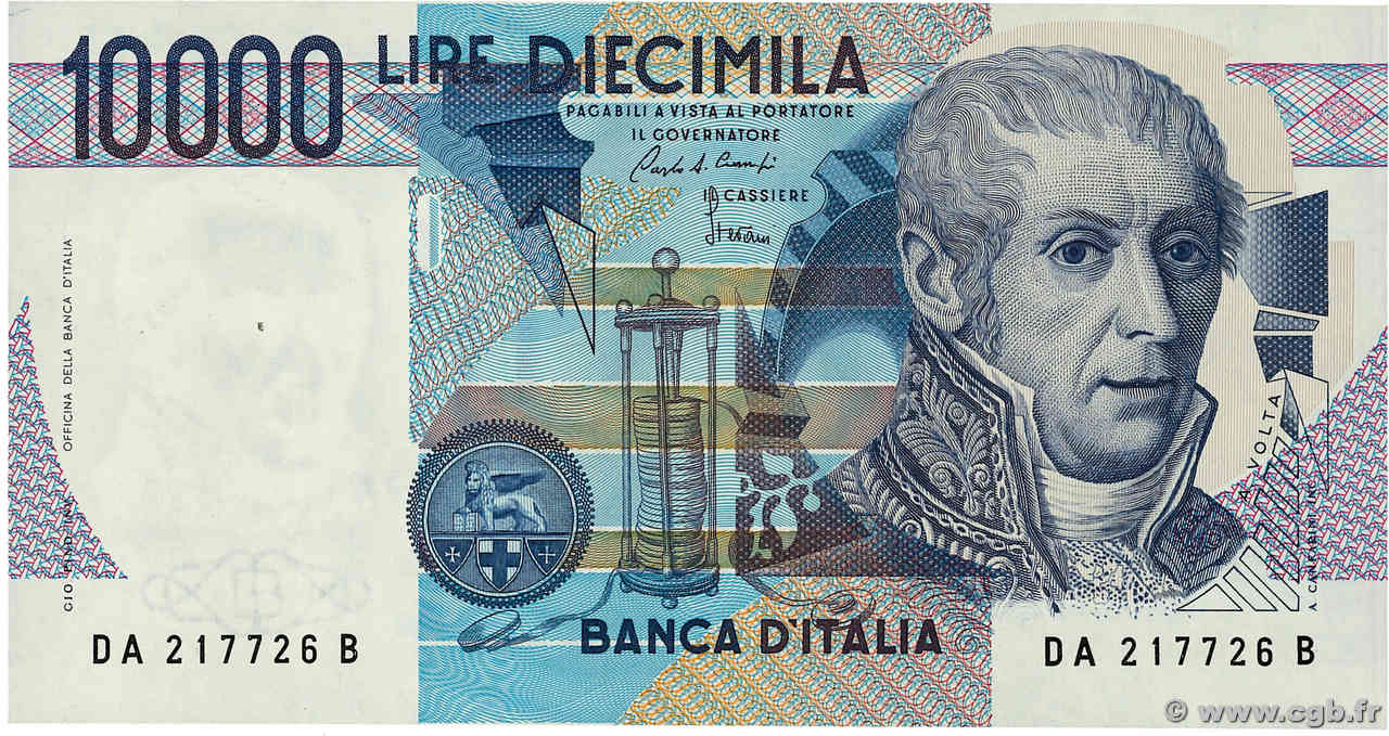 10000 Lire ITALIE  1984 P.112a pr.NEUF