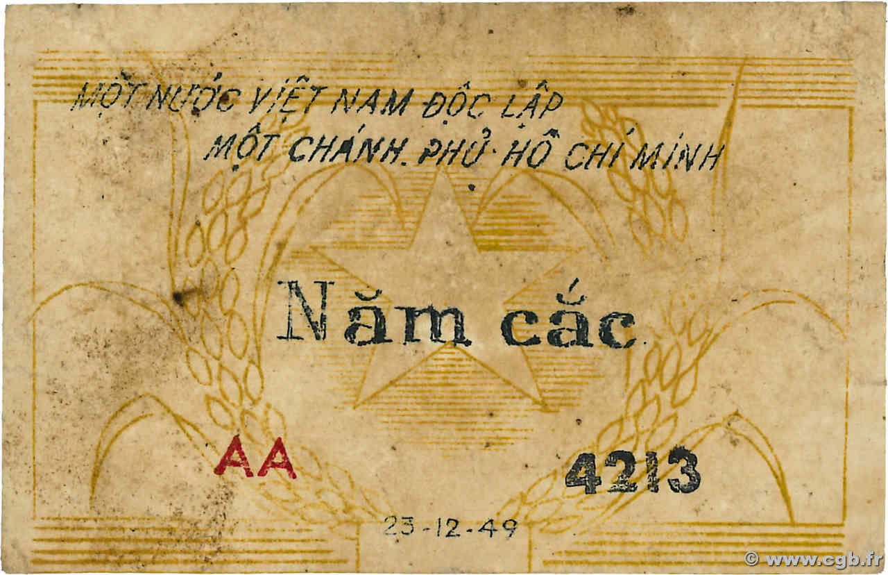 5 Cac VIET NAM   1949 P.- TTB