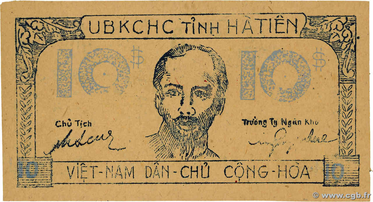 10 Dong VIETNAM  1949 P.- EBC