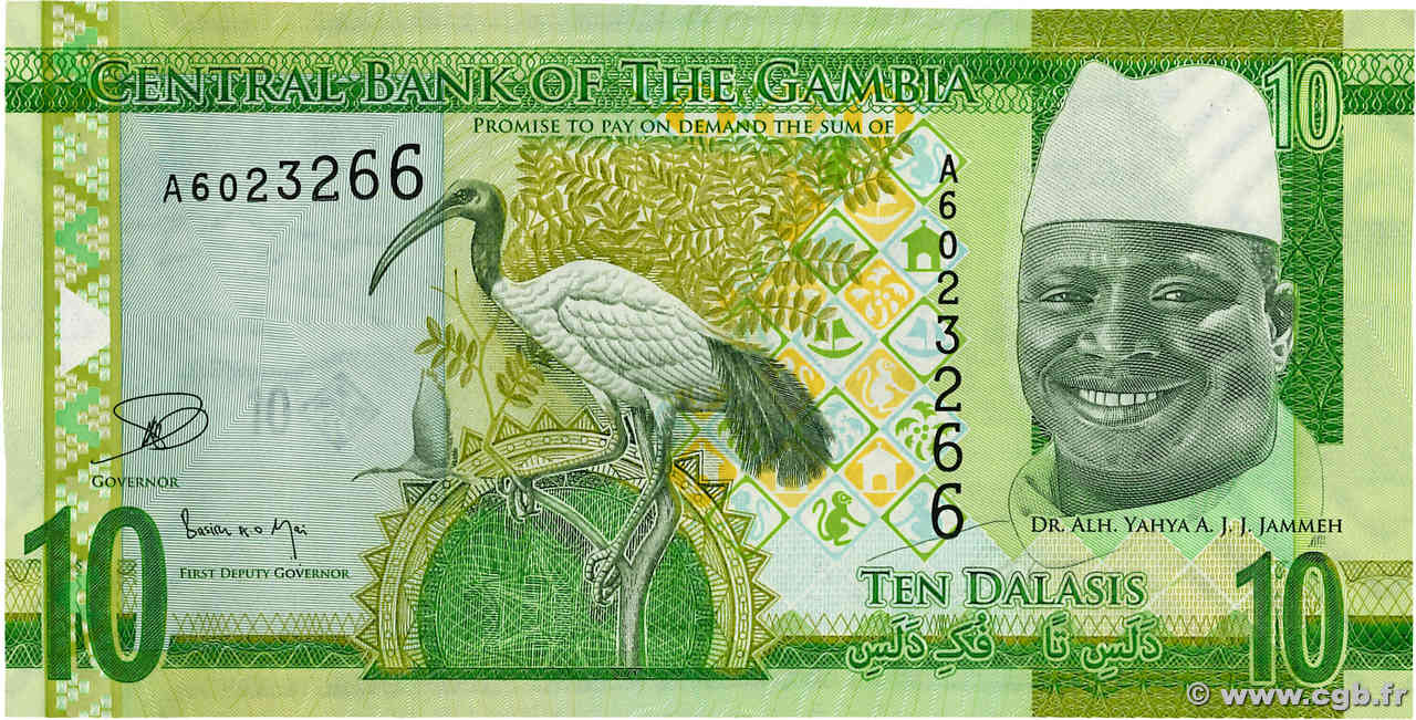 10 Dalasis GAMBIA  2015 P.32 ST