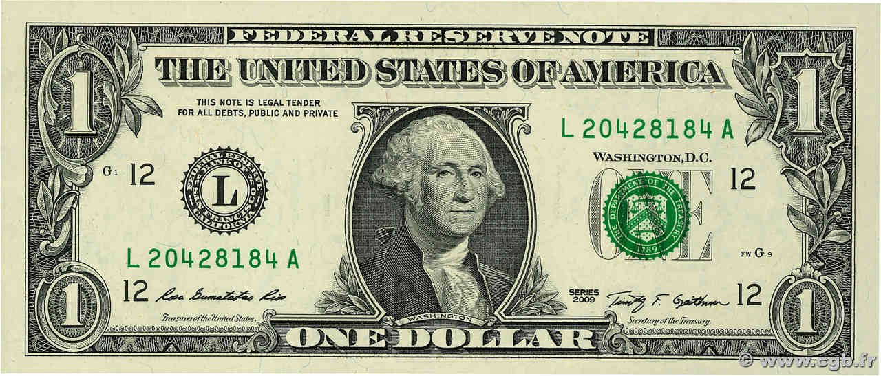 1 Dollar ÉTATS-UNIS D AMÉRIQUE San Francisco 2009 P.530 NEUF