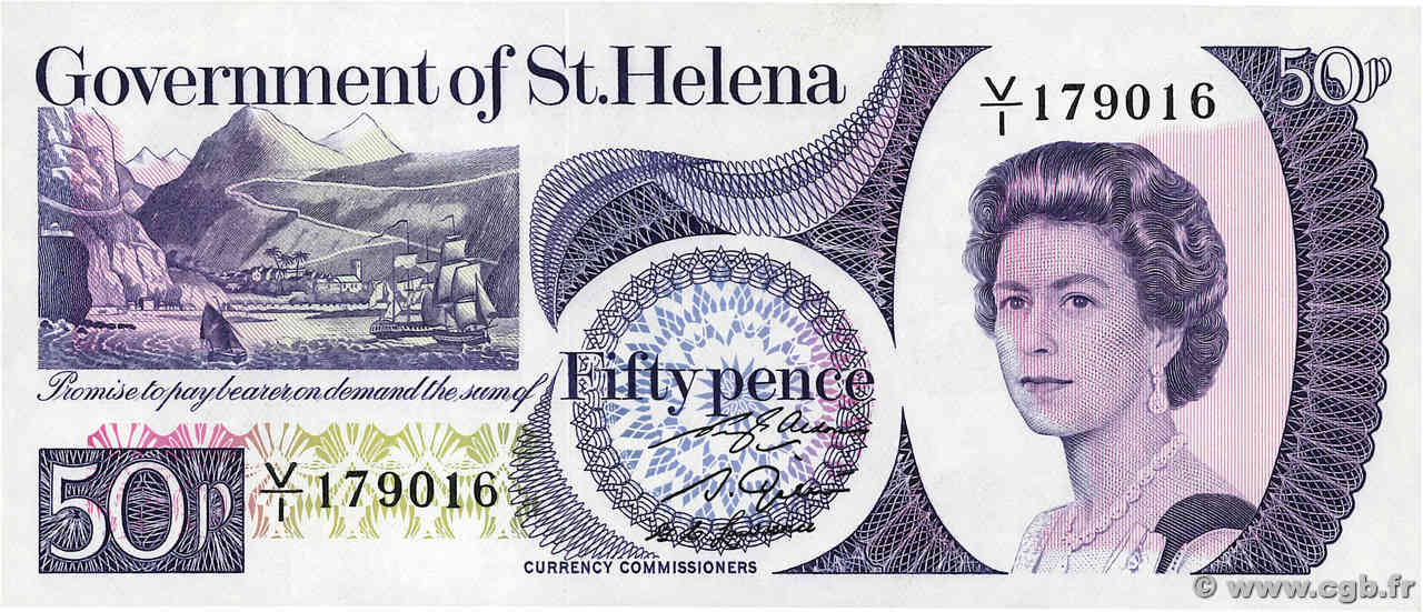 50 Pence SAINTE HÉLÈNE  1979 P.05 NEUF
