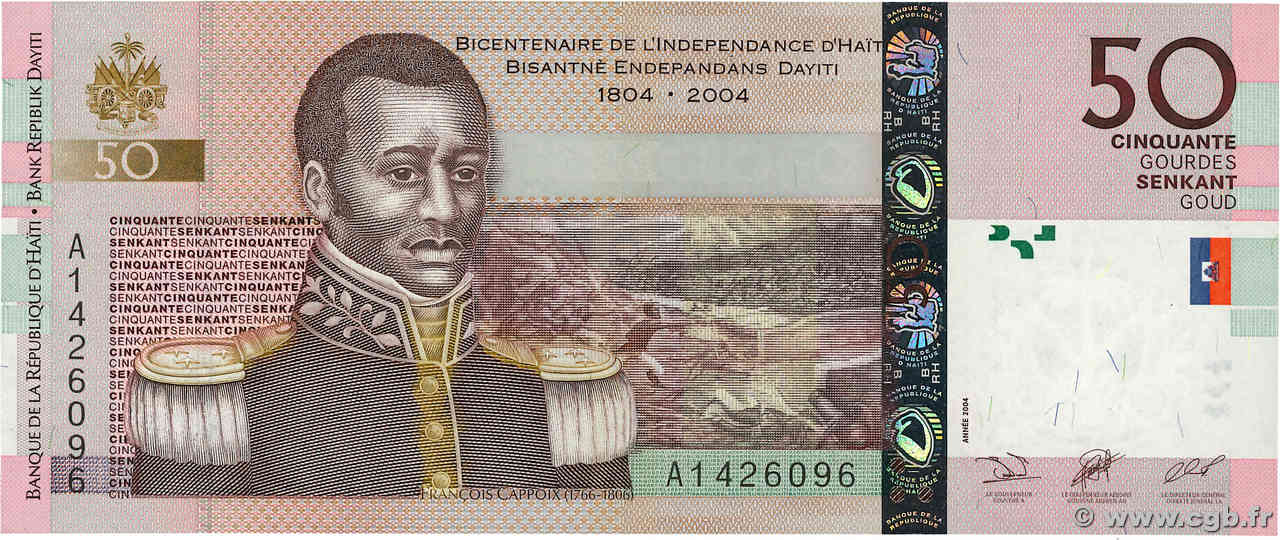 50 Gourdes HAÏTI  2004 P.274a NEUF