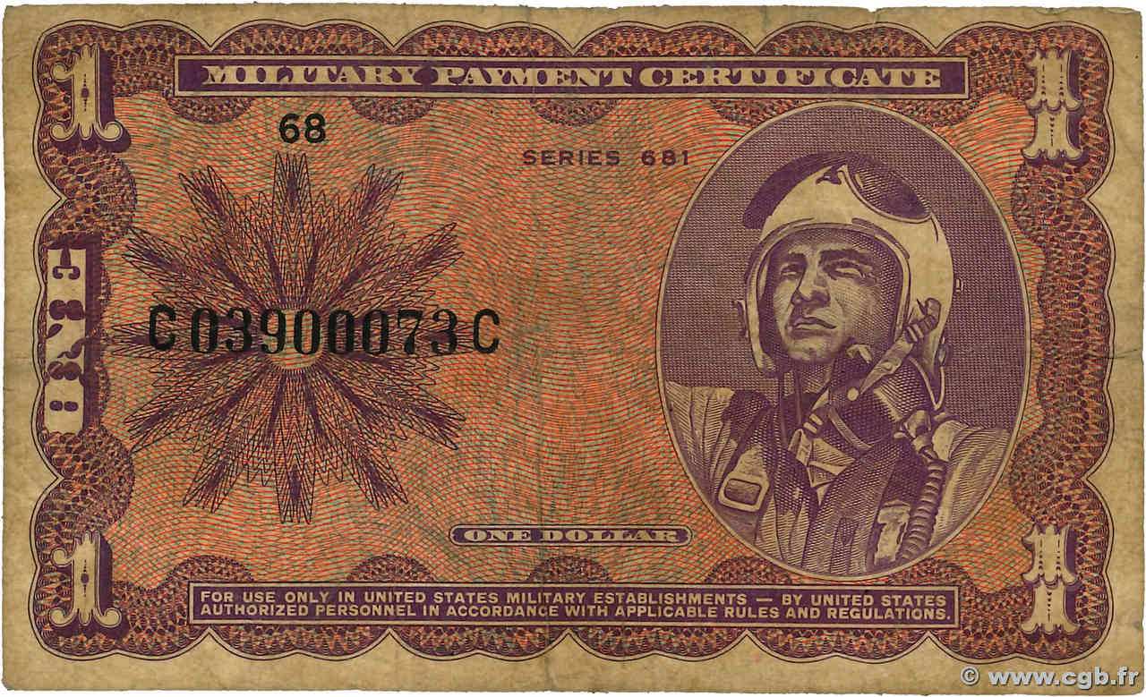 1 Dollar ÉTATS-UNIS D AMÉRIQUE  1969 P.M079 B+